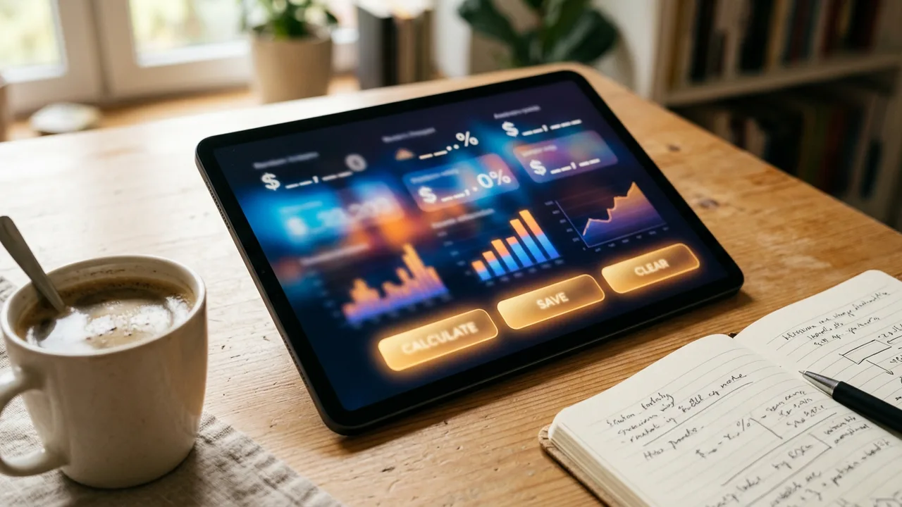 Search traffic and conversion planning dashboard